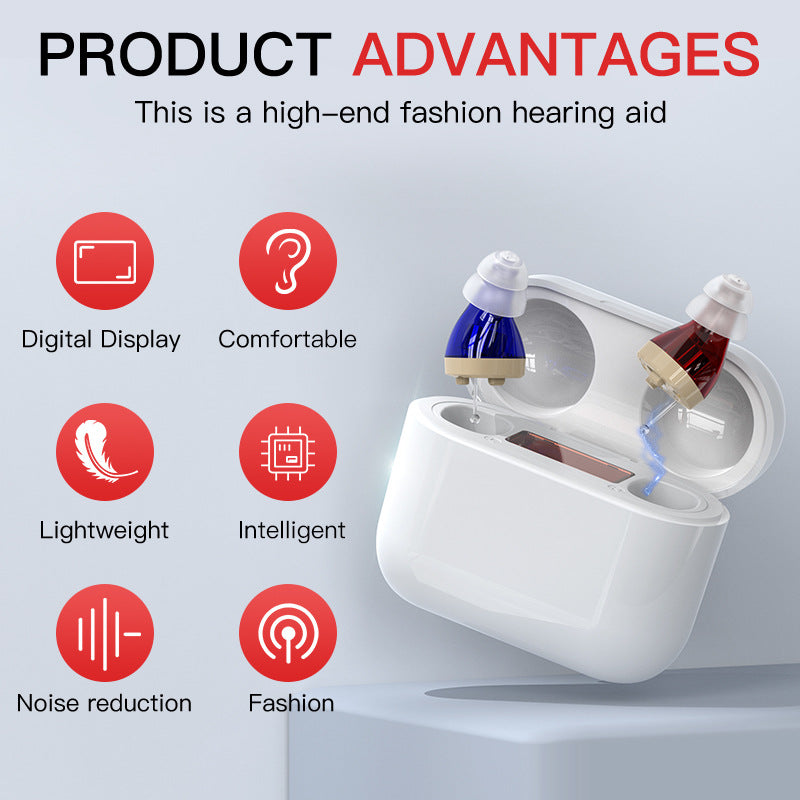Nano Hearing Aids CIC Completely in Canal Recharge OTC Best Hearing Aids