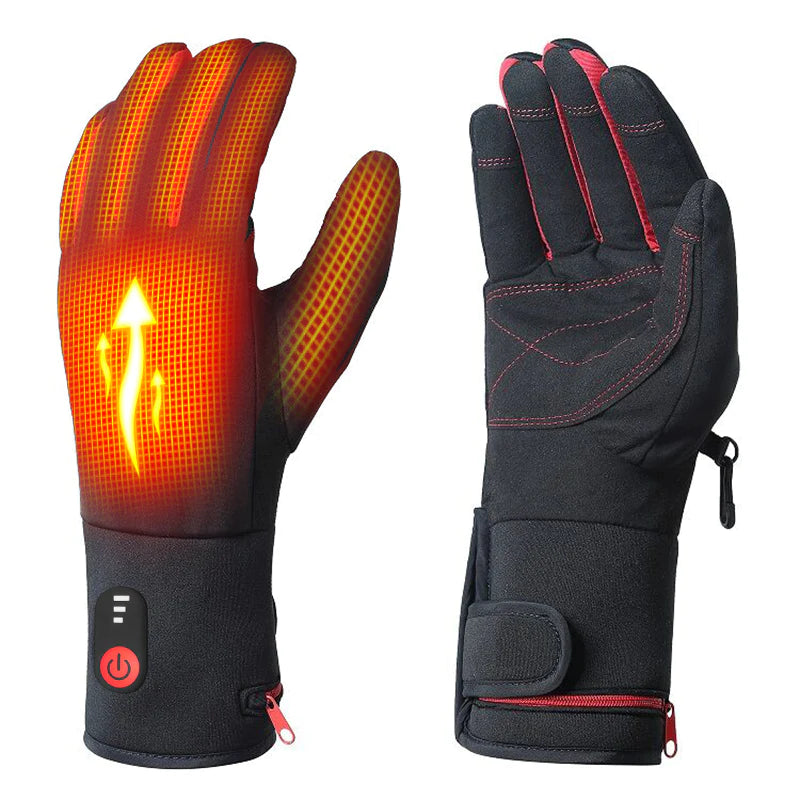 Heated Glove- Rechargeable Electric Finger Touch Screen Thin Heated Gloves Liners