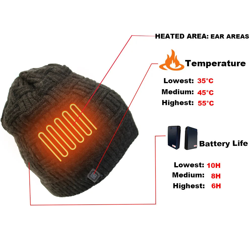 Heated Hat: Stay Warm and Cozy While You Watch the Snow Fall